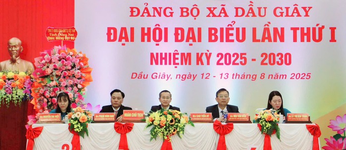 Đảng bộ xã Dầu Giây xác định nhiệm vụ phát triển xã văn minh , hiện đại - Ảnh 1.