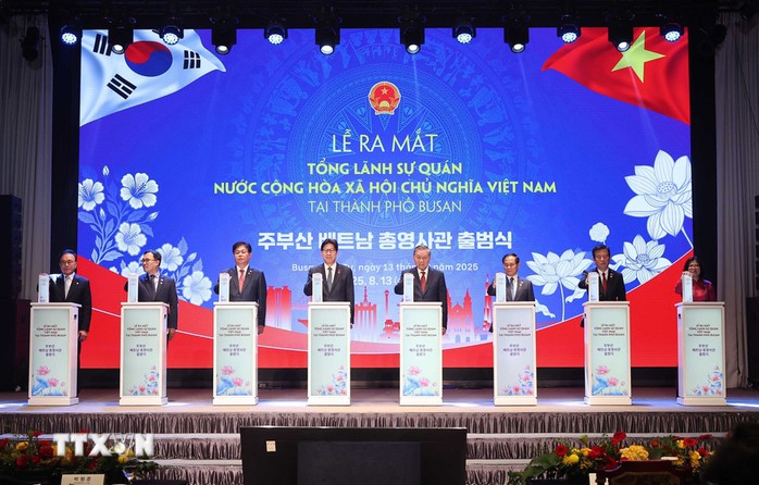 Tổng Bí thư Tô Lâm dự Lễ ra mắt Tổng lãnh sự quán Việt Nam tại Busan - Ảnh 3.