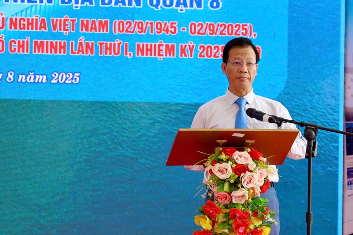 Khởi công công trình “thay áo” bờ Bắc Kênh Đôi - Ảnh 4.