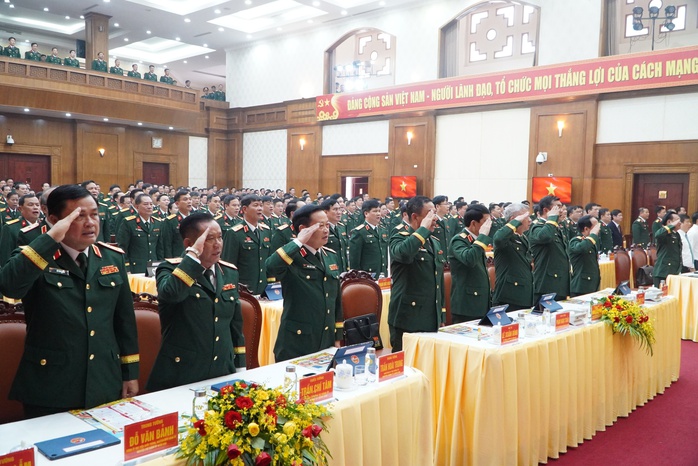Đại tướng Trịnh Văn Quyết dự Đại hội đại biểu Đảng bộ Quân khu 7 lần thứ XI, nhiệm kỳ 2025-2030- Ảnh 1. Đại tướng Trịnh Văn Quyết dự Đại hội đại biểu Đảng bộ Quân khu 7 lần thứ XI, nhiệm kỳ 2025-2030- Ảnh 1.