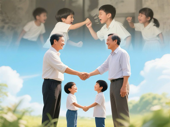 Trẻ nhỏ mâu thuẫn và cái "đầu nóng" của phụ huynh (*): Hình thành cơ chế kép để bảo vệ trẻ- Ảnh 1.