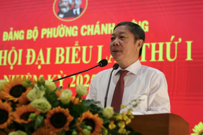 Hơn 200 đại biểu tham dự Đại hội Đảng bộ phường Chánh Hưng - Ảnh 8.