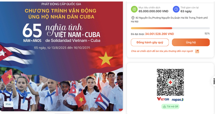 Cách xem sao kê ủng hộ nhân dân Cuba - Ảnh 1.