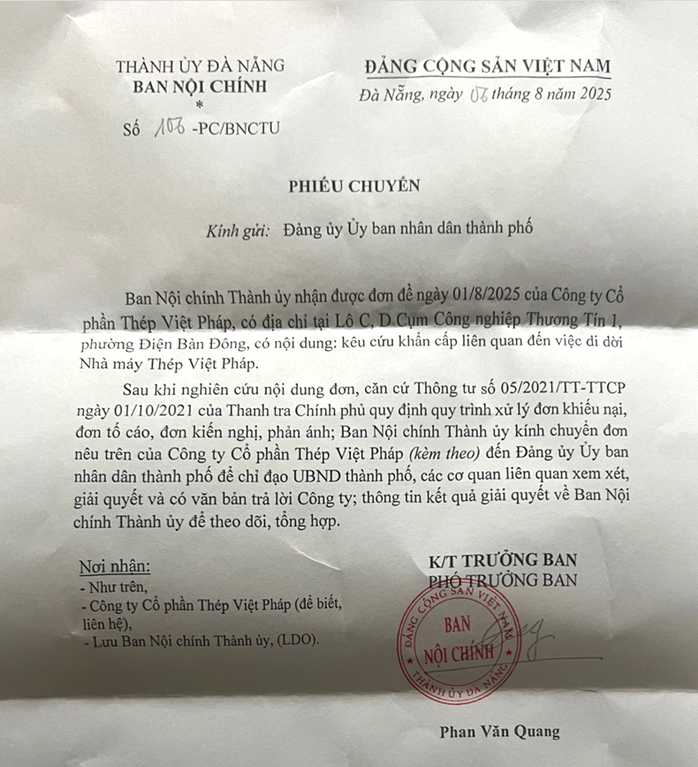 Lời kêu cứu "khẩn" của chủ nhà máy thép gần 400 tỉ ở Đà Nẵng- Ảnh 2.
