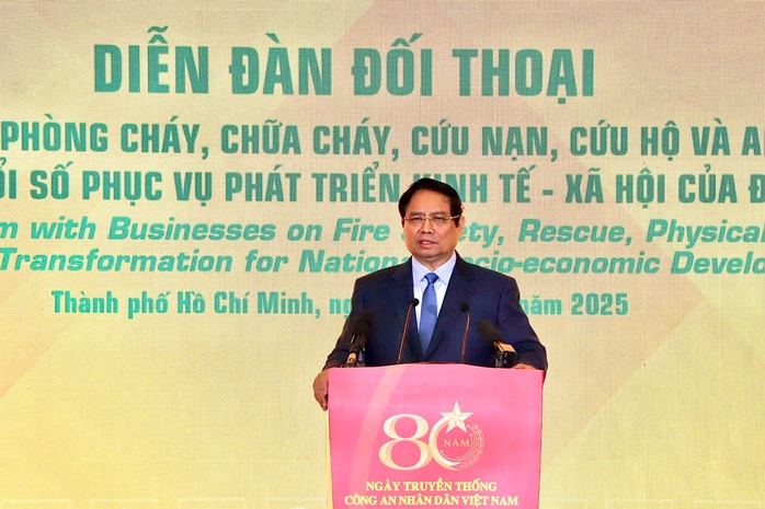 Thủ tướng Phạm Minh Chính tham dự Diễn đàn PCCC và cứu nạn tại TP HCM - Ảnh 1.
