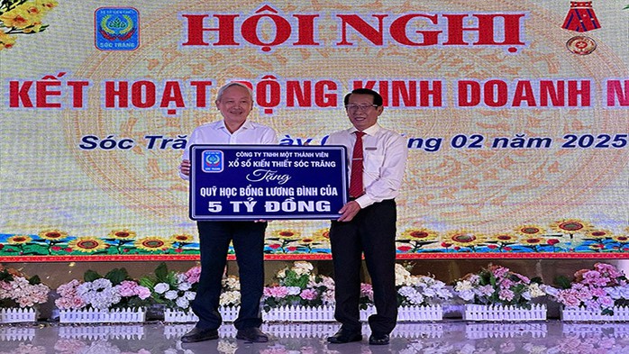 Công ty Xổ số kiến thiết Sóc Trăng nộp ngân sách gần 1.600 tỉ đồng- Ảnh 2.