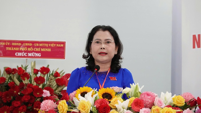 Bà Nguyễn Thị Ngọc Duyên làm Bí thư phường Trung Mỹ Tây, TP HCM- Ảnh 1.