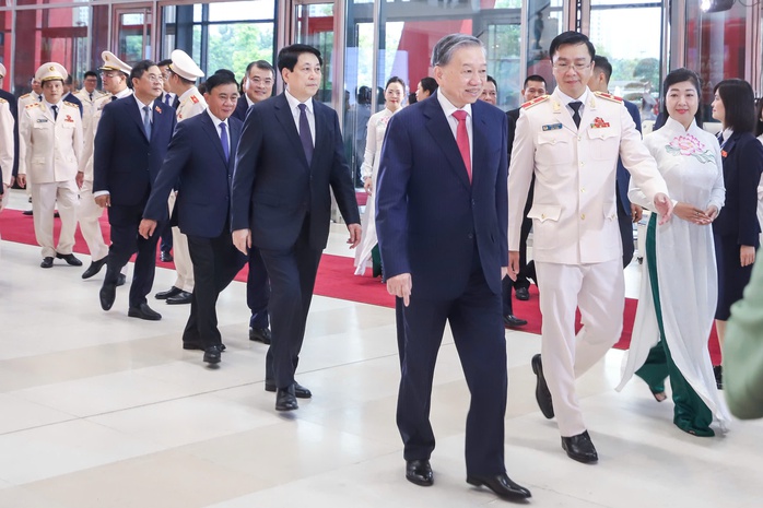 Tổng Bí thư Tô Lâm dự Lễ kỷ niệm 80 năm 
Ngày Truyền thống Công an Nhân dân- Ảnh 3.