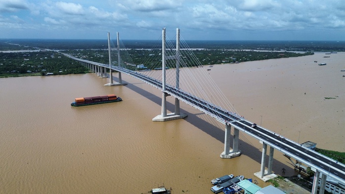 Hướng dẫn lưu thông qua cầu Rạch Miễu 2 từ ngày 19-8- Ảnh 1. Hướng dẫn lưu thông qua cầu Rạch Miễu 2 từ ngày 19-8- Ảnh 1.