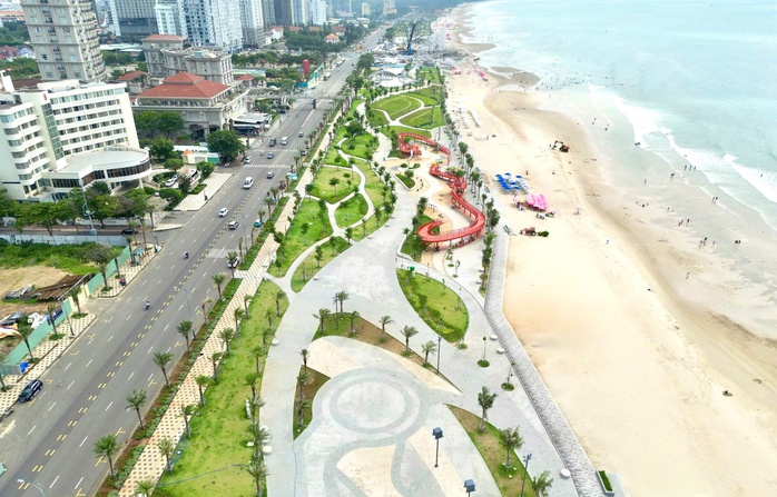 Dự án chỉnh trang trục đường Thùy Vân trước giờ về đích - Ảnh 1.
