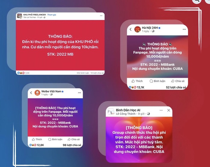318,6 tỉ đồng ủng hộ Cuba, trend “thu phí hoạt động” lan tỏa facebook- Ảnh 2. 318,6 tỉ đồng ủng hộ Cuba, trend “thu phí hoạt động” lan tỏa facebook- Ảnh 2.