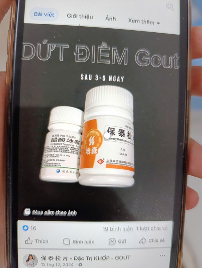 Nguy cơ tử vong từ thuốc cấm Phenylbutazone rao bán trên mạng- Ảnh 1.