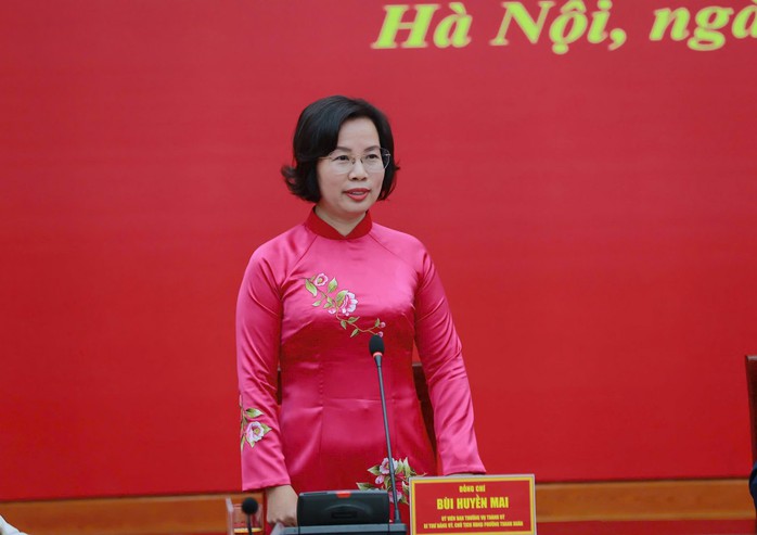 Bà Bùi Huyền Mai được bổ nhiệm Phó Chủ tịch Thường trực ủy ban MTTQ TP Hà Nội - Ảnh 3. Bà Bùi Huyền Mai được bổ nhiệm Phó Chủ tịch Thường trực ủy ban MTTQ TP Hà Nội - Ảnh 3.