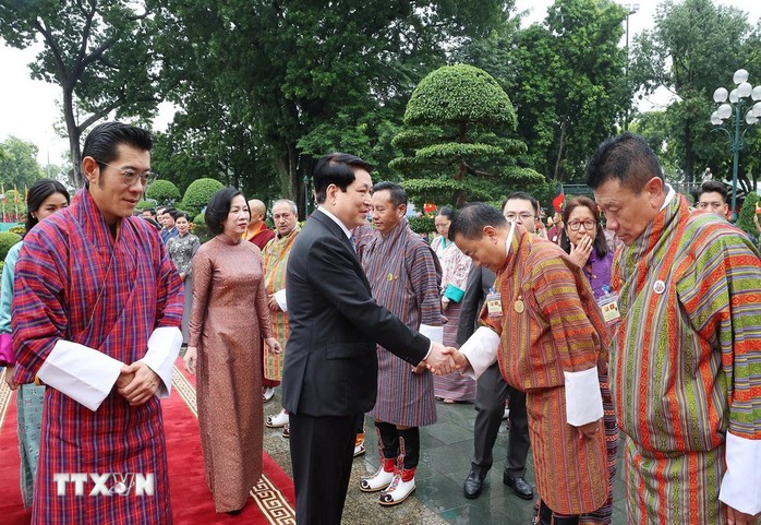 Chủ tịch nước Lương Cường đón, hội đàm với Quốc vương Bhutan- Ảnh 11. Chủ tịch nước Lương Cường đón, hội đàm với Quốc vương Bhutan- Ảnh 11.