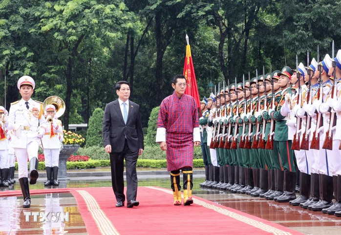 Chủ tịch nước Lương Cường đón, hội đàm với Quốc vương Bhutan- Ảnh 10. Chủ tịch nước Lương Cường đón, hội đàm với Quốc vương Bhutan- Ảnh 10.