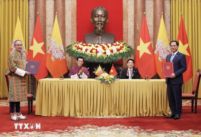 Chủ tịch nước Lương Cường đón, hội đàm với Quốc vương Bhutan- Ảnh 15. Chủ tịch nước Lương Cường đón, hội đàm với Quốc vương Bhutan- Ảnh 15.