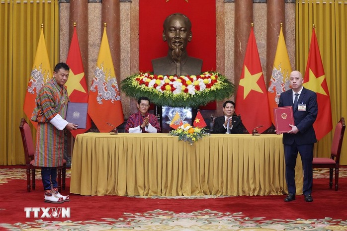 Chủ tịch nước Lương Cường đón, hội đàm với Quốc vương Bhutan- Ảnh 16. Chủ tịch nước Lương Cường đón, hội đàm với Quốc vương Bhutan- Ảnh 16.