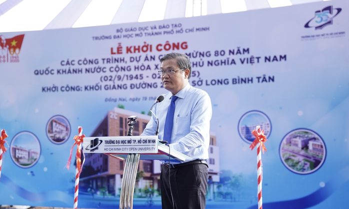 Trường ĐH Mở TP HCM xây dựng khối giảng đường quy mô 4.500 sinh viên tại Đồng Nai- Ảnh 1.