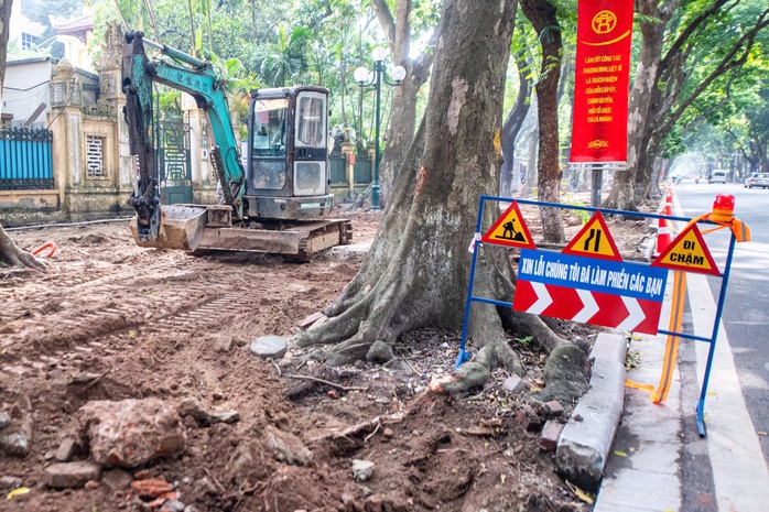 Đội nắng gấp rút hoàn thiện mở rộng Quảng trường Ba Đình vượt tiến độ- Ảnh 6.