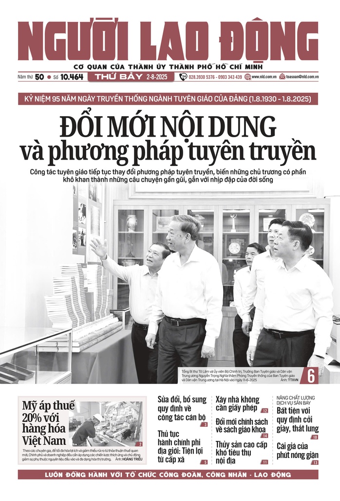 Báo in ngày 2-8: Đổi mới nội dung và phương pháp tuyên truyền - Ảnh 1.