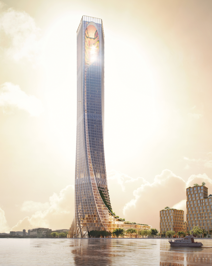 Vietnam’s second-tallest tower revealed in Da Nang mega project- Ảnh 2. Vietnam’s second-tallest tower revealed in Da Nang mega project- Ảnh 2.