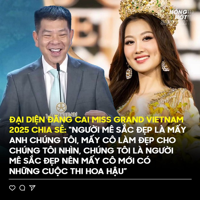 Tranh cãi phát ngôn của đại diện đăng cai Miss Grand Vietnam 2025 - Ảnh 1.