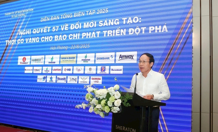 Diễn đàn Tổng Biên tập 2025 về Nghị quyết 57: Thời cơ vàng cho báo chí Việt Nam - Ảnh 3.
