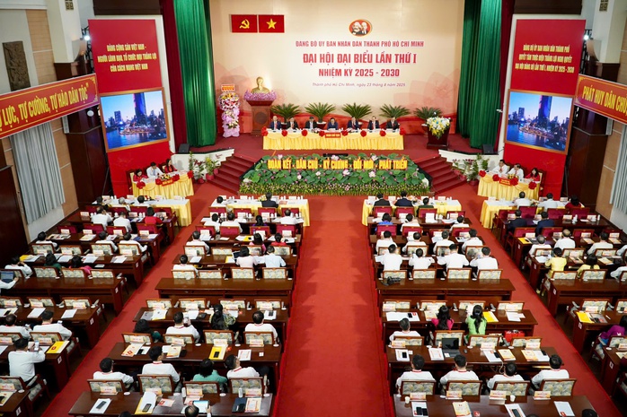 Bí thư Nguyễn Văn Nên dự, chỉ đạo Đại hội đại biểu Đảng bộ UBND TP HCM lần thứ I - Ảnh 5.