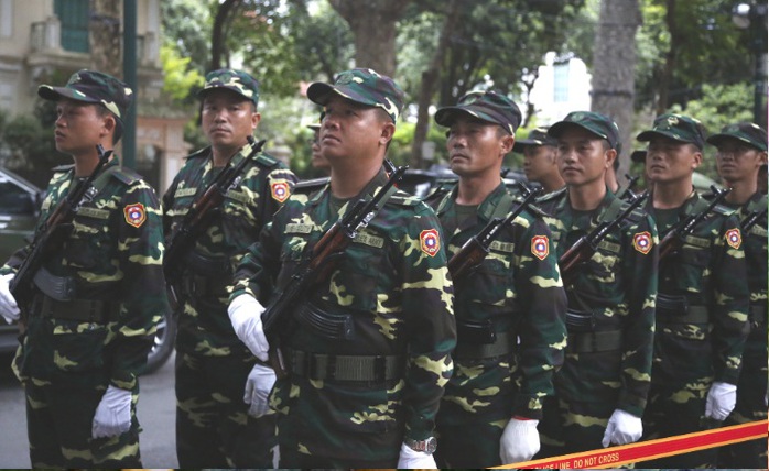 Russian service members joined second full rehearsal for A80 parade- Ảnh 7. Russian service members joined second full rehearsal for A80 parade- Ảnh 7.
