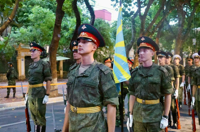 Russian service members joined second full rehearsal for A80 parade- Ảnh 1. Russian service members joined second full rehearsal for A80 parade- Ảnh 1.
