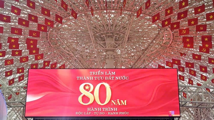 Triển lãm 80 năm Hành trình Độc lập - Tự do - Hạnh phúc tôn vinh thành tựu đất nước - Ảnh 3. Triển lãm 80 năm Hành trình Độc lập - Tự do - Hạnh phúc tôn vinh thành tựu đất nước - Ảnh 3.