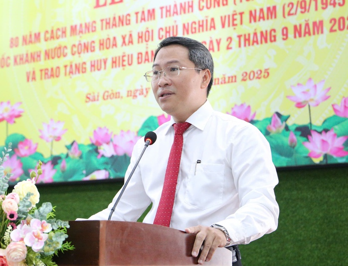 TP HCM: Phường Sài Gòn kỷ niệm 80 năm Cách mạng Tháng Tám, Quốc khánh 2-9 - Ảnh 1.