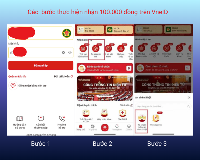 Hướng dẫn chi tiết cách thức nhận 100.000 đồng dịp Quốc khánh 2-9 qua VneID- Ảnh 1. Hướng dẫn chi tiết cách thức nhận 100.000 đồng dịp Quốc khánh 2-9 qua VneID- Ảnh 1.