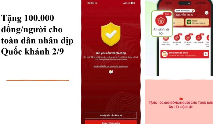 Công an: Nhiều đối tượng xấu lợi dụng việc tặng quà 100.000 đồng dịp Quốc khánh để lừa đảo- Ảnh 1. Công an: Nhiều đối tượng xấu lợi dụng việc tặng quà 100.000 đồng dịp Quốc khánh để lừa đảo- Ảnh 1.