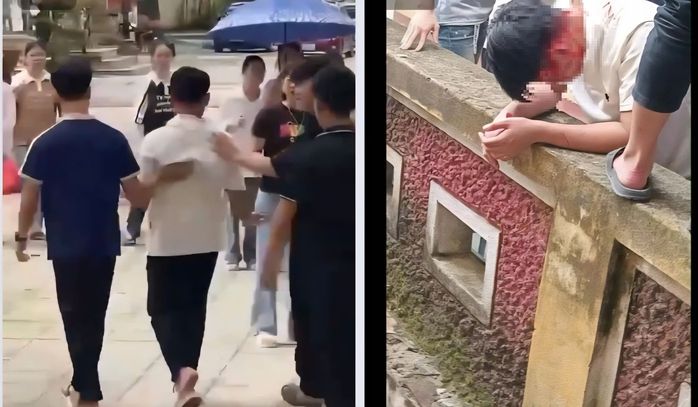 Công an vào cuộc vụ hai nam sinh lớp 10 đánh nhau trong trường học- Ảnh 1. Công an vào cuộc vụ hai nam sinh lớp 10 đánh nhau trong trường học- Ảnh 1.