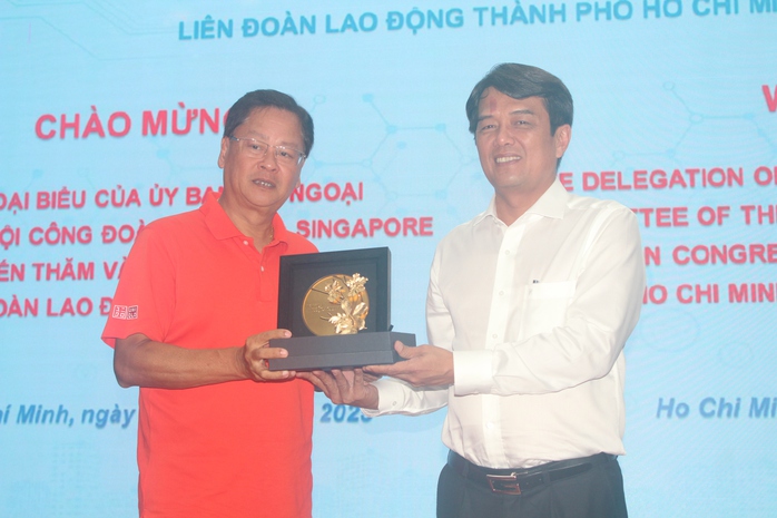 LĐLĐ TP HCM: Tiếp đoàn đại biểu Đại hội Công đoàn quốc gia Singapore - Ảnh 4.