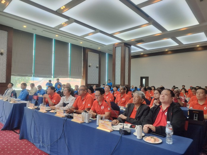 LĐLĐ TP HCM: Tiếp đoàn đại biểu Đại hội Công đoàn quốc gia Singapore - Ảnh 1.