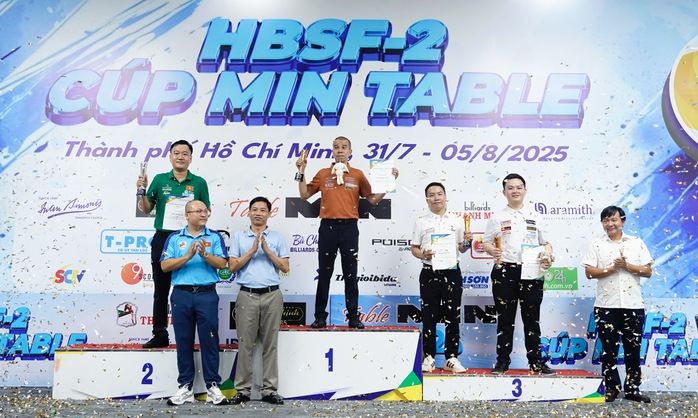 Trần Quyết Chiến vô địch billiards carom HBSF Tour 2- Ảnh 6.