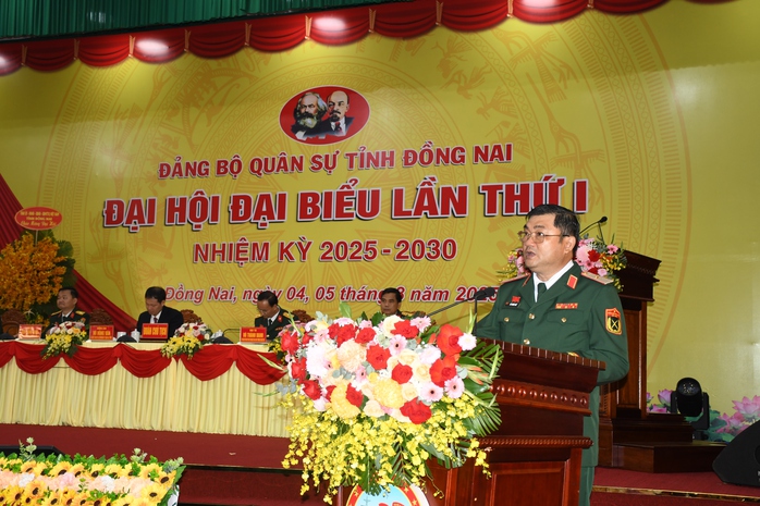 Hình ảnh Đại hội Đại biểu Đảng bộ Quân sự tỉnh Đồng Nai lần thứ I, nhiệm kỳ 2025-2030- Ảnh 3. Hình ảnh Đại hội Đại biểu Đảng bộ Quân sự tỉnh Đồng Nai lần thứ I, nhiệm kỳ 2025-2030- Ảnh 3.