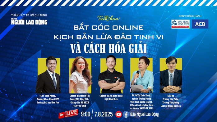 Ngày mai (7-8), Báo Người Lao Động tổ chức talkshow về "bắt cóc online"- Ảnh 1.