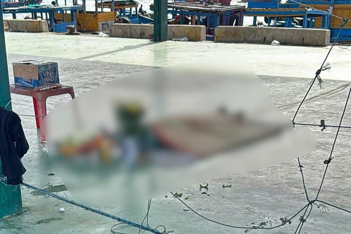 Một người đàn ông tử vong trước cơ sở thu mua hải sản tại cảng cá La Gi- Ảnh 1. Một người đàn ông tử vong trước cơ sở thu mua hải sản tại cảng cá La Gi- Ảnh 1.