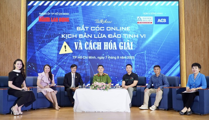 Đang diễn ra talkshow "Bắt cóc online: Kịch bản lừa đảo tinh vi và cách hóa giải" - Ảnh 1.