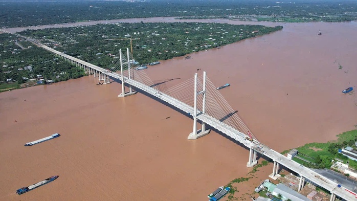 Cầu Rạch Miễu 2 sẽ khai thác ngày 19 - 8, kết nối Đồng Tháp và Vĩnh Long - Ảnh 5. Cầu Rạch Miễu 2 sẽ khai thác ngày 19 - 8, kết nối Đồng Tháp và Vĩnh Long - Ảnh 5.