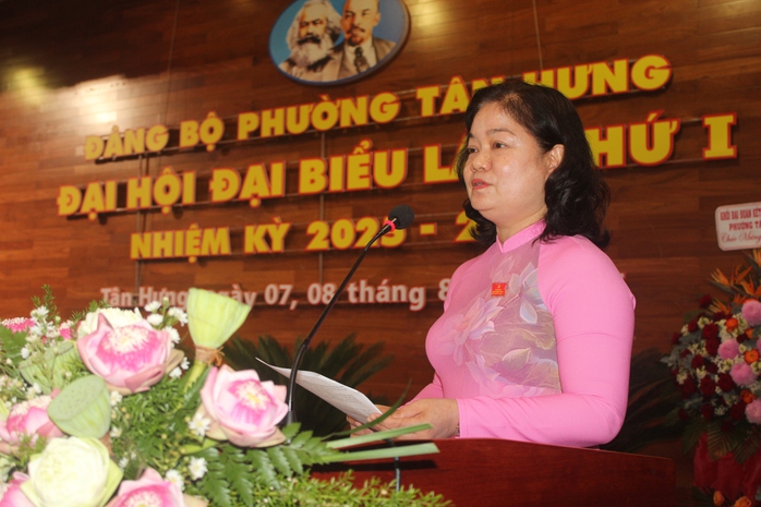 Phường Tân Hưng tổ chức thành công Đại hội Đảng bộ- Ảnh 5.