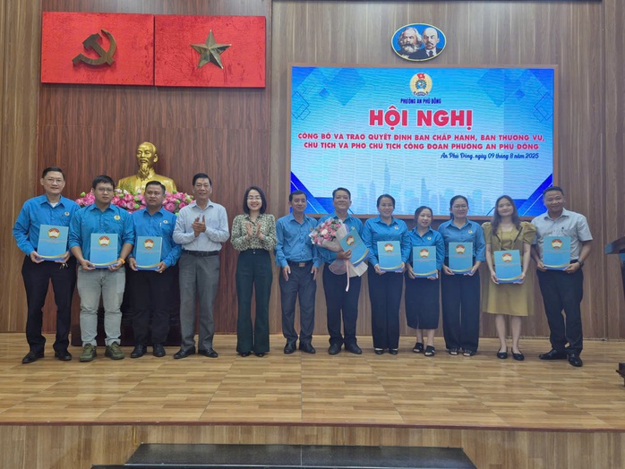 Đẩy mạnh chăm lo cho người lao động sau khi kiện toàn bộ máy Công đoàn phường, xã - Ảnh 1.
