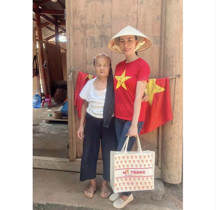 Hoa hậu Nguyễn Ngọc Hiếu chung tay hỗ trợ bà con khó khăn - Ảnh 1.