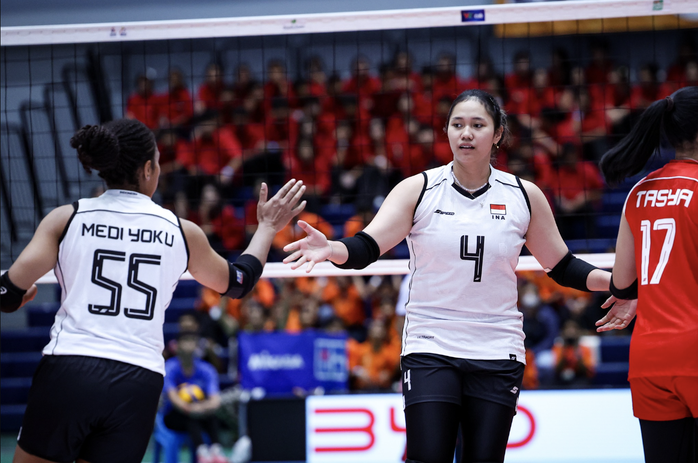 Thắng đậm Indonesia, tuyển nữ Việt Nam chờ tranh chung kết SEA V.League- Ảnh 4. Thắng đậm Indonesia, tuyển nữ Việt Nam chờ tranh chung kết SEA V.League- Ảnh 4.