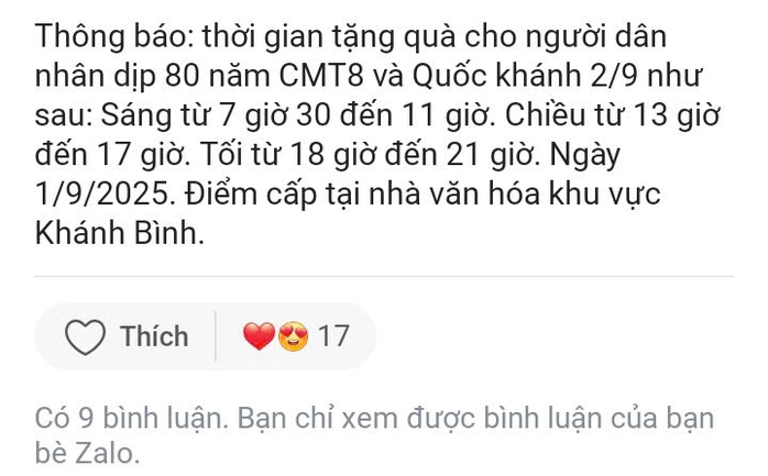 Nhiều nơi làm xuyên đêm để tặng 100.000 đồng cho người dân dịp Quốc khánh 2-9 - Ảnh 1.
