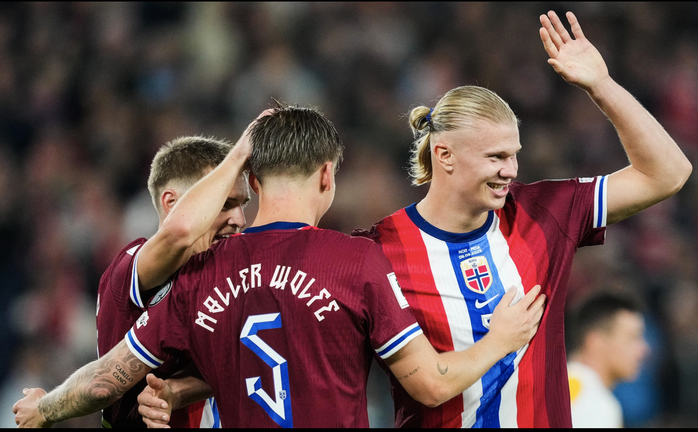 Erling Haaland: Mối hiểm họa từ vòng loại World Cup đến Ngoại hạng Anh- Ảnh 2. Erling Haaland: Mối hiểm họa từ vòng loại World Cup đến Ngoại hạng Anh- Ảnh 2.