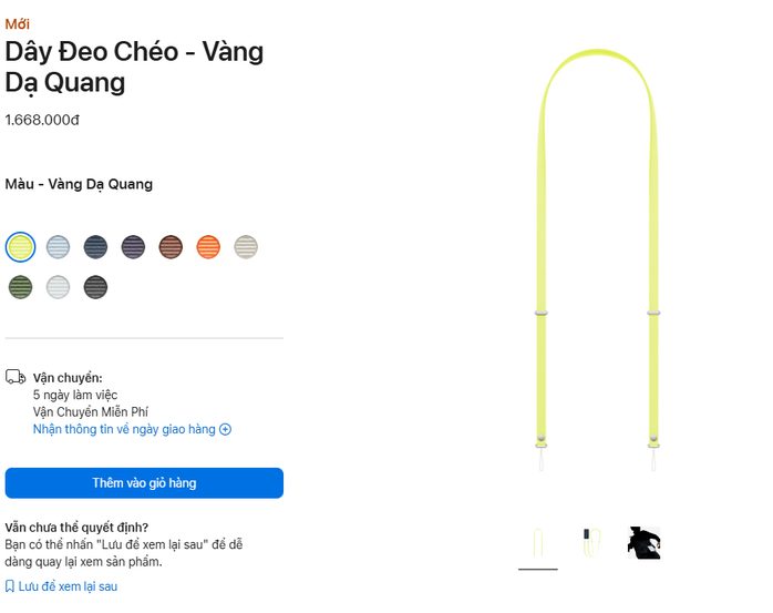 Apple ra mắt dây đeo chéo cho iPhone 17, giá gần 1,7 triệu đồng khiến người dùng tranh cãi - Ảnh 1.